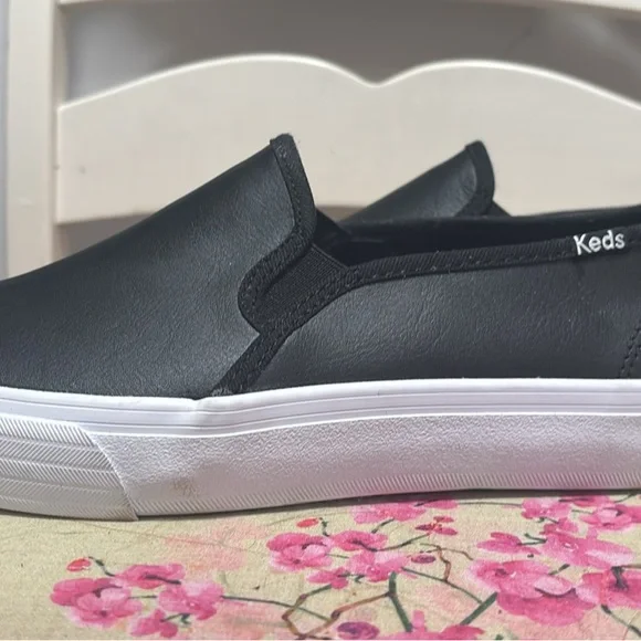 Keds Black Slip-On Casual Sneakers - Picture 4 of 7